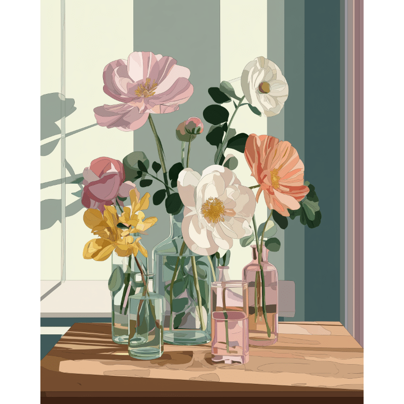 Beauty in glass - Diamond Painting