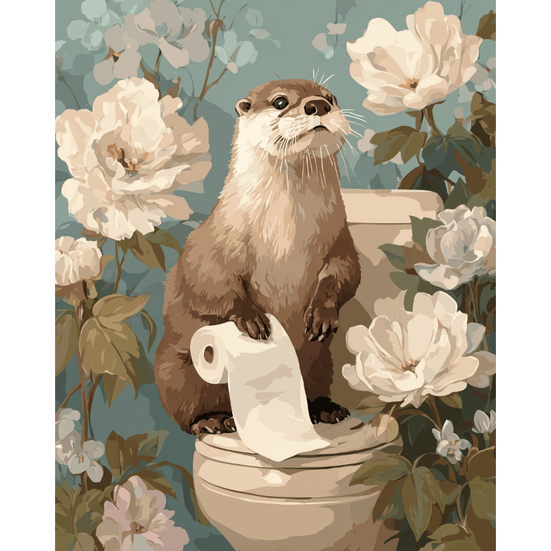 Otter the helper - Diamond Painting