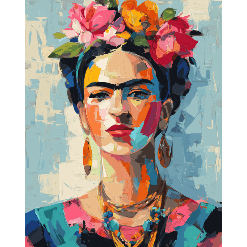 Expressive Frida - Diamond Painting
