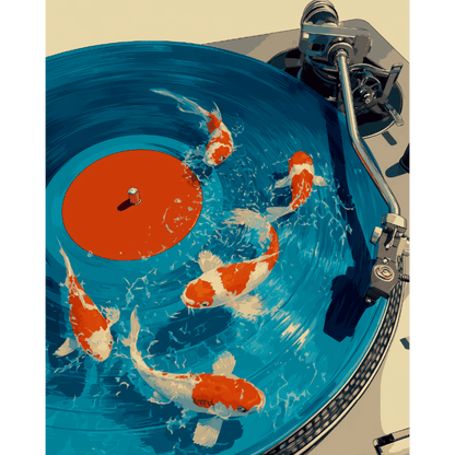 Koi Records - Diamond Painting