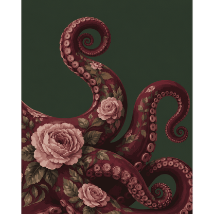 The Blooming Kraken - Diamond Painting