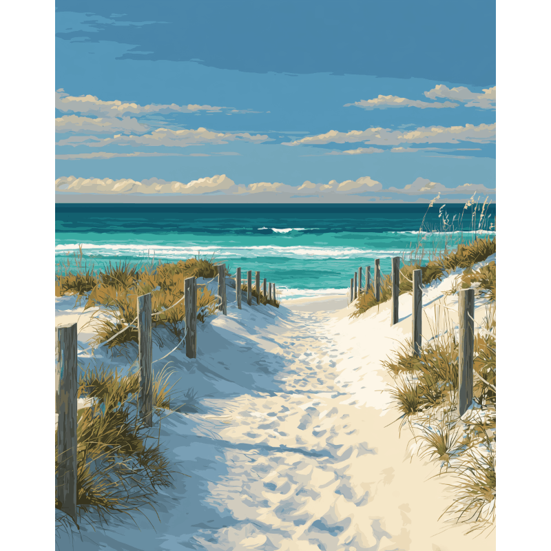 Beach Path - Diamond Painting