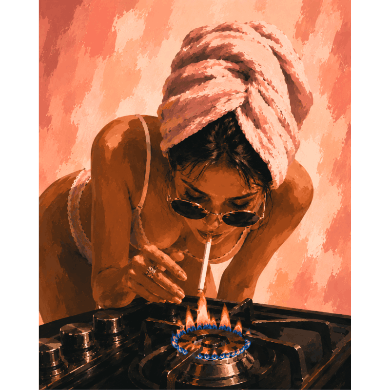 Too Hot to Handle - Diamond Painting