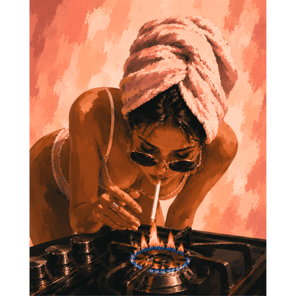 Too Hot to Handle - Diamond Painting