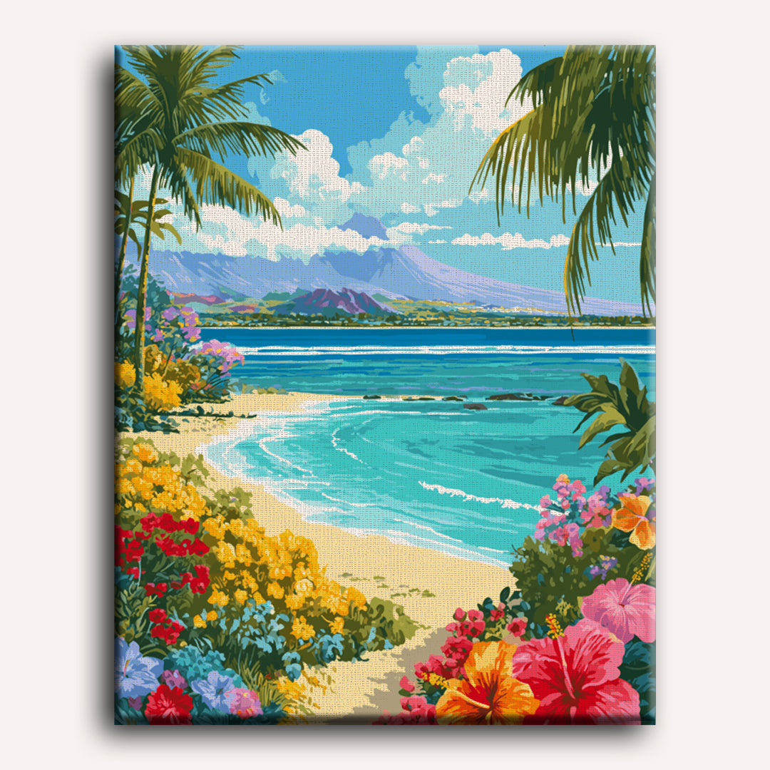 Hawaiian Landscape | Paint by Number
