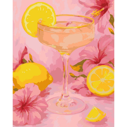 Hawaiian cocktail | Paint by Numbers-Paint by numbers