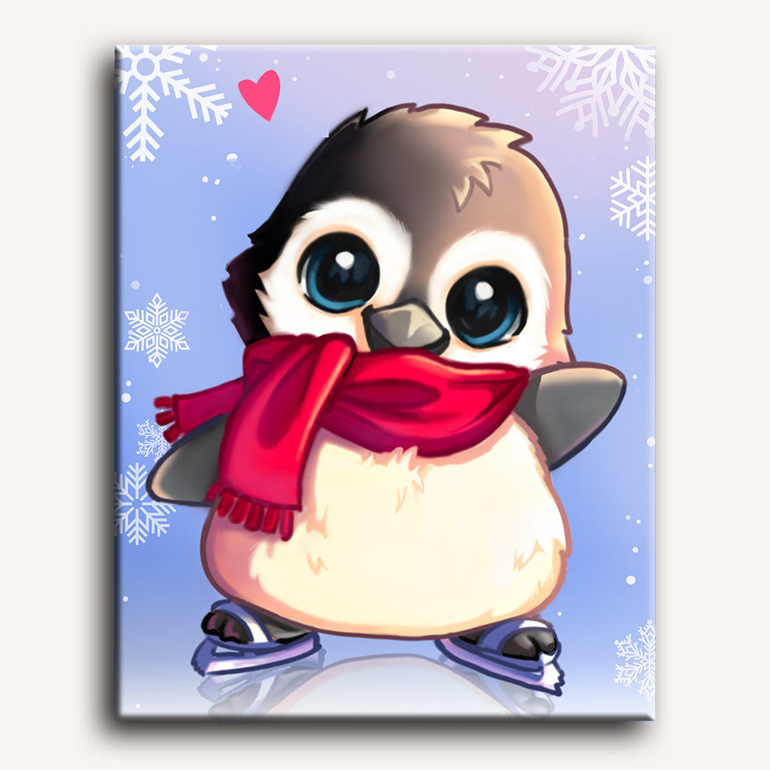 Ice Skating Penguin - By Vink