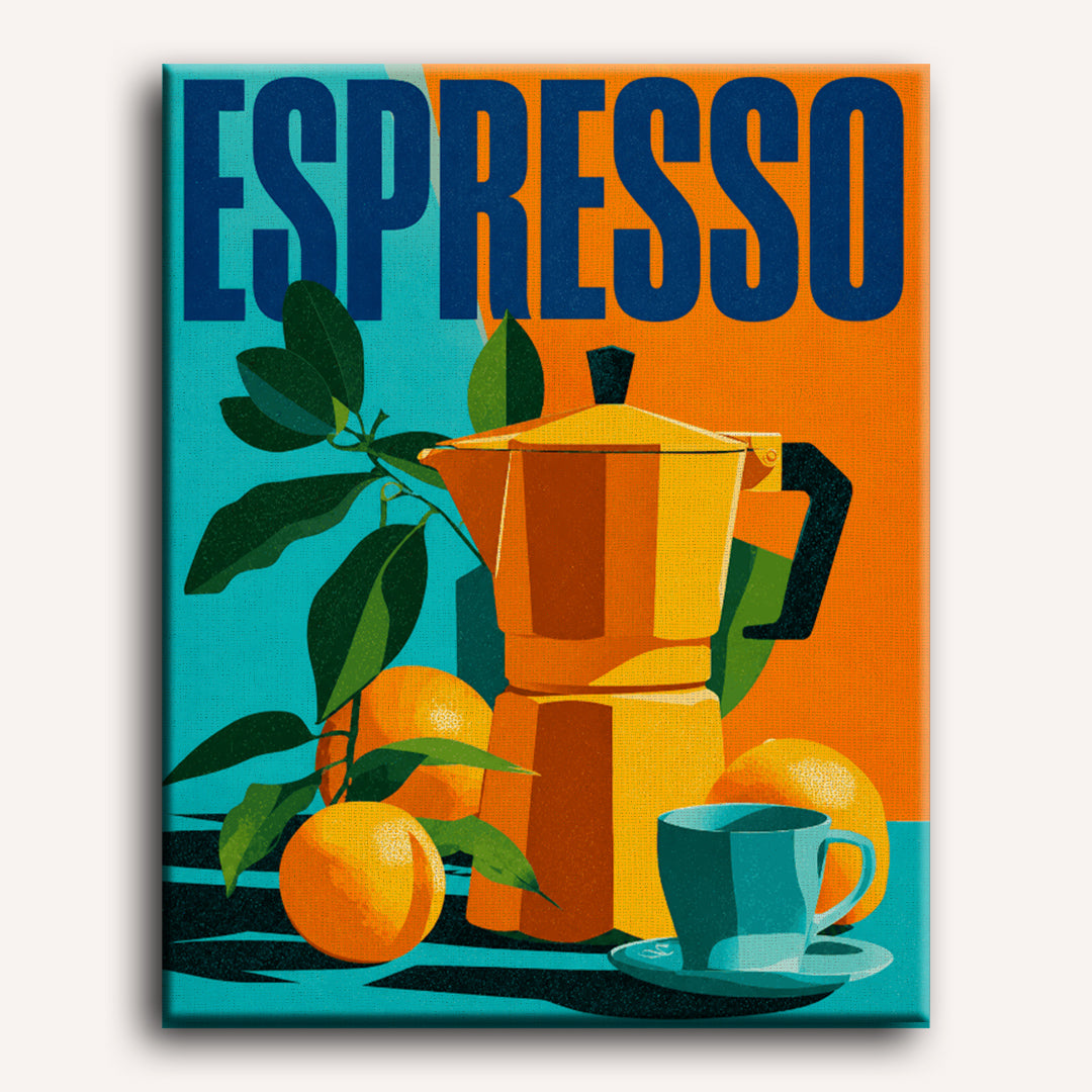 Expresso tonifiant | Peinture par numéros