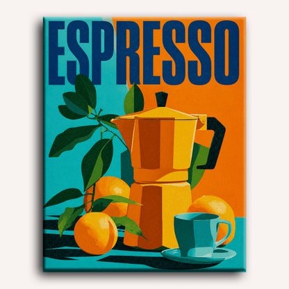 Expresso tonifiant | Peinture par numéros