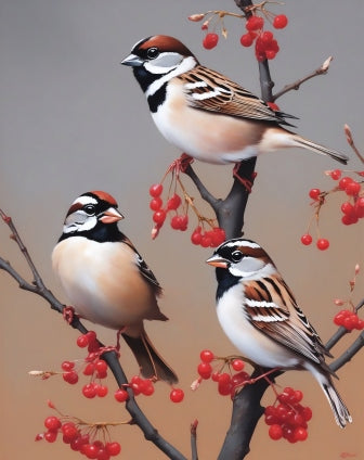 Paint by numbers - Birds | Paint by Numbers