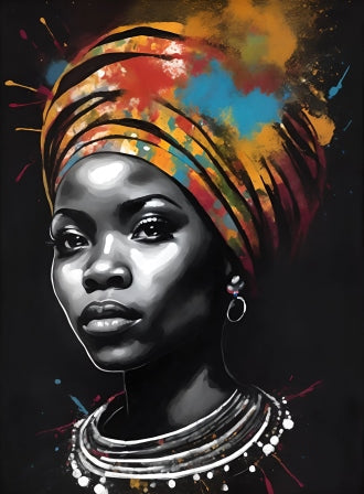 Paint by numbers - African Woman | Paint by Numbers