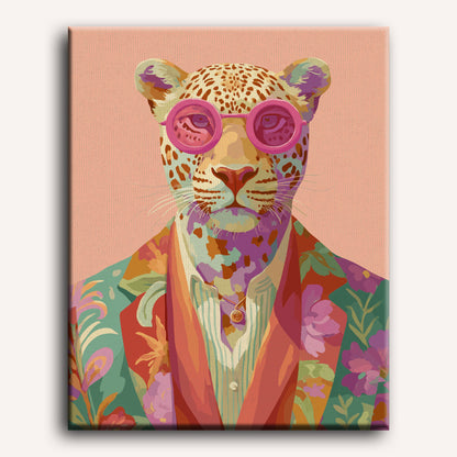 Leopard in Style | Paint by Number