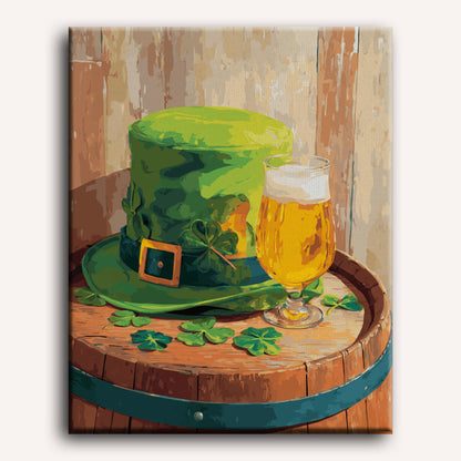 Leprechaun’s drink | Paint by Number