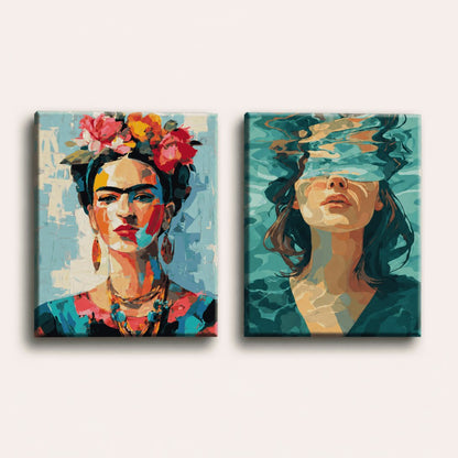 Expressive Women - Paint by Numbers Bundle- Paint by Numbers