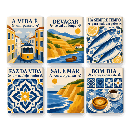 6 Mini Paintings - Soul of Portugal Set - Paint by numbers