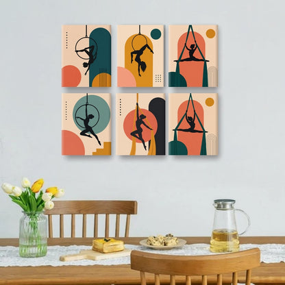 6 Mini Quadri - Set Arti Aeree