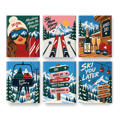 6 Minitavlor - Après-ski-citat-paket