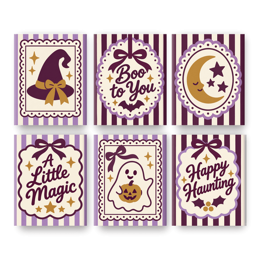 6 Mini Paintings - Midnight Magic Nights Set