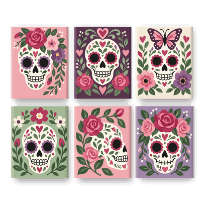6 Mini Paintings - Garden of Souls Set