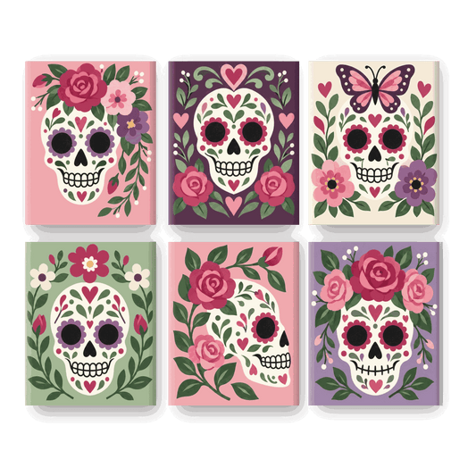 6 Mini Paintings - Garden of Souls Set