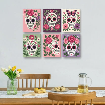 6 Mini Paintings - Garden of Souls Set