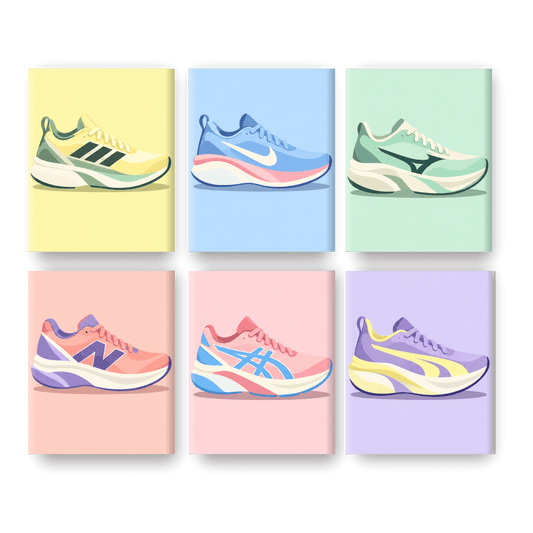 6 Mini Paintings - Pastel Kicks Set