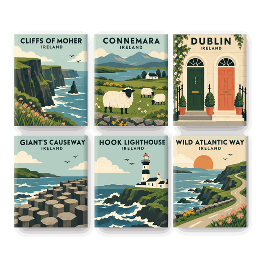 6 Mini Paintings - Emerald Classics Set