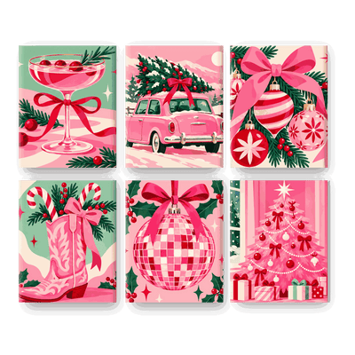 6 Mini Paintings - Pinkmas Magic Set