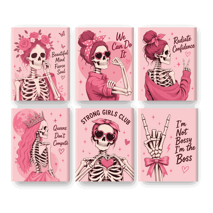 6 Mini Paintings - Fierce Soul Set- Paint by Numbers