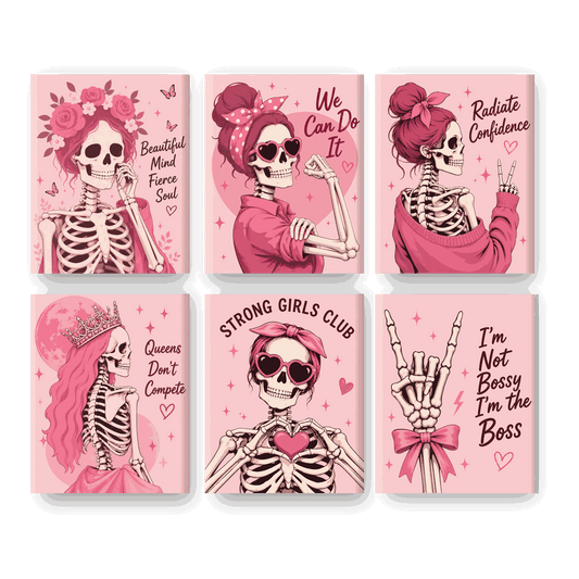 6 Mini Paintings - Fierce Soul Set- Paint by Numbers