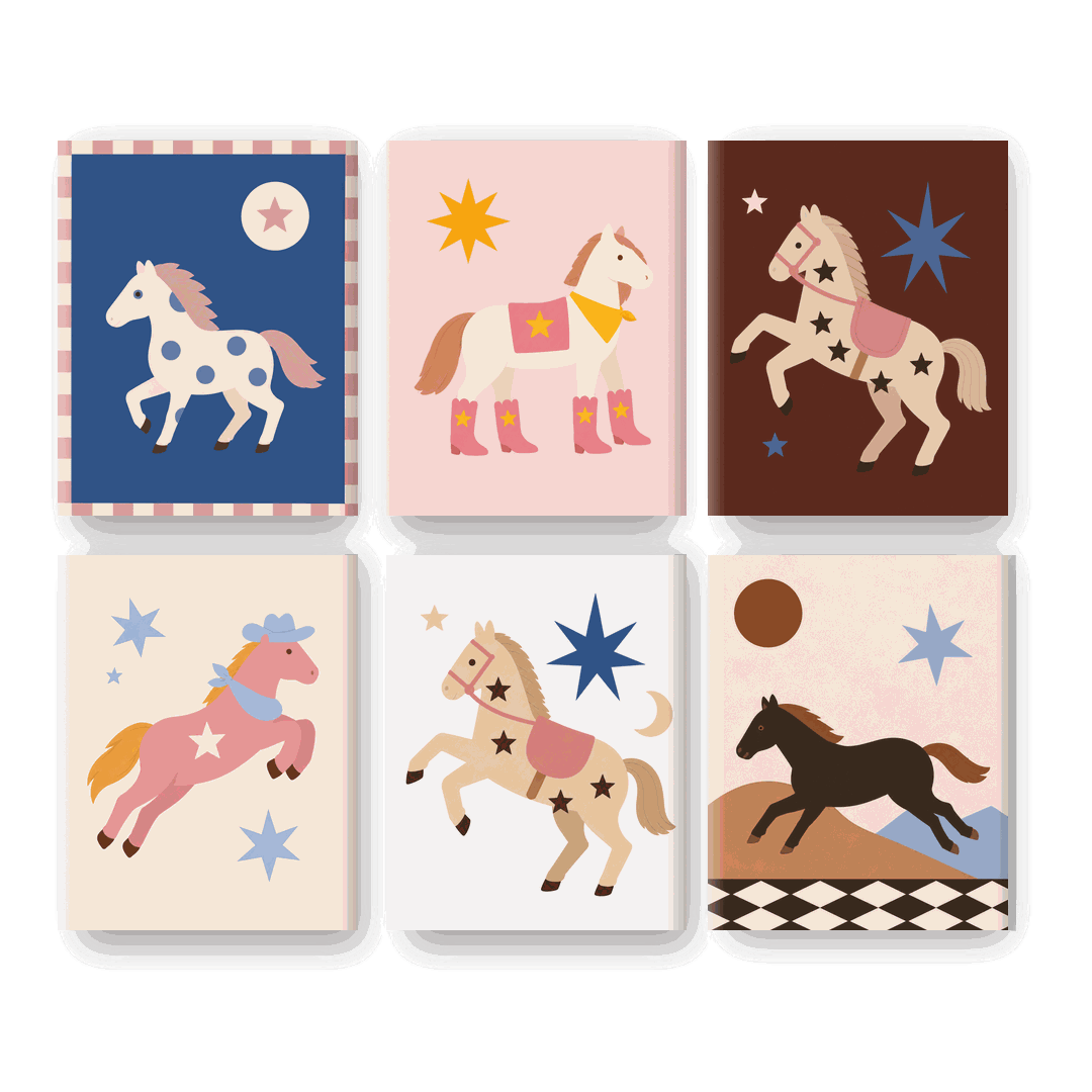 6 Mini Paintings - Glam Ride Set- Paint by Numbers