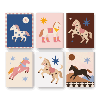 6 Mini Paintings - Glam Ride Set- Paint by Numbers
