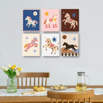 6 Mini Paintings - Glam Ride Set