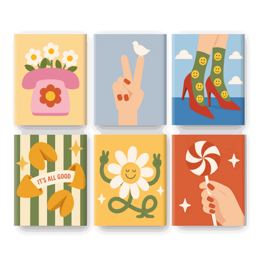 6 Mini-tableaux - It's All Good Ensemble- Peinture par numéros
