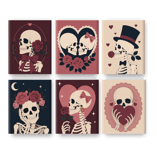 6 Mini Paintings - Dark Romance Set