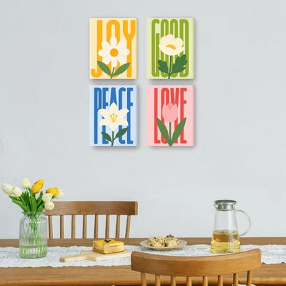 4 Mini Paintings - Joy Set