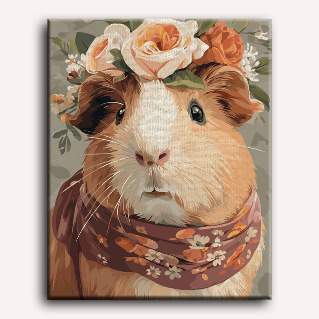 Madam Guinea Pig | Paint by Number