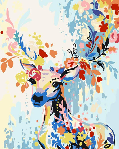 Paint by numbers - Spring Deer | Paint by Numbers