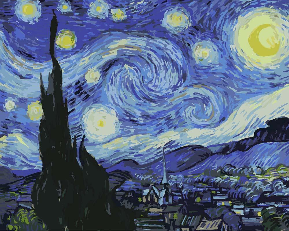 Paint by numbers - The Starry Night - Van Gogh | Paint by Numbers