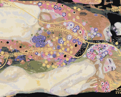 Paint by numbers - Water Serpents II - Gustav Klimt | Paint by Numbers