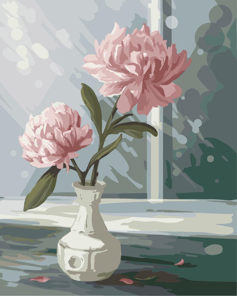 Paint by numbers - Flower in a Glass of Water | Paint by Numbers