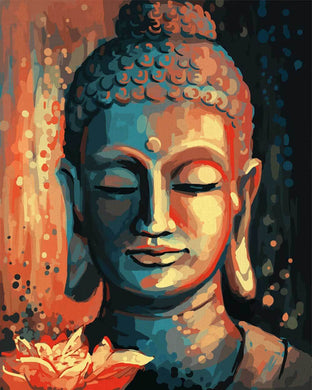 Paint by numbers - Buddha with a Flower | Painting by Numbers
