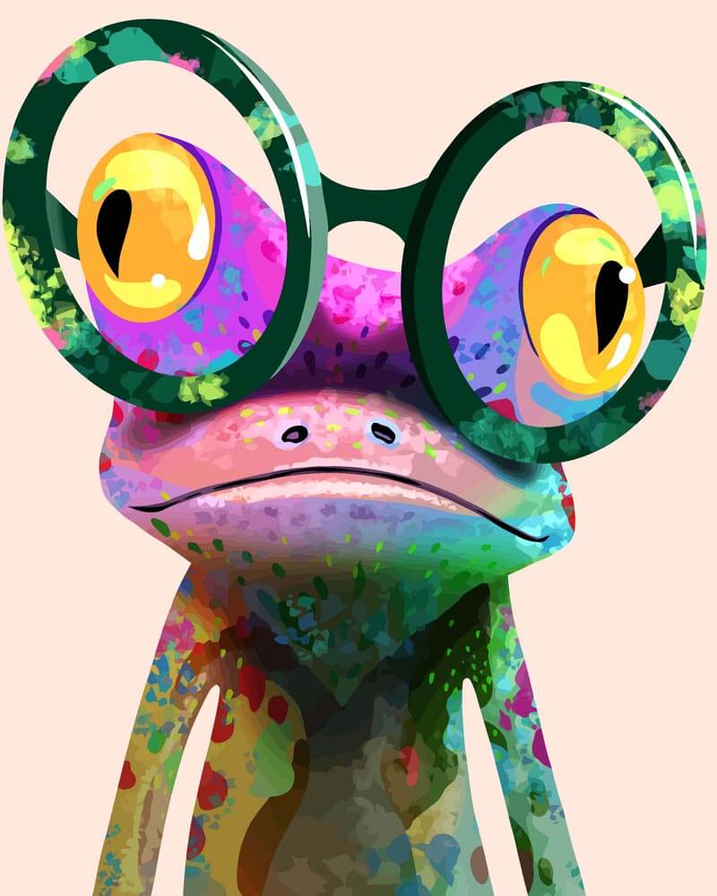 Paint by numbers - Happy Frog | Paint by Numbers