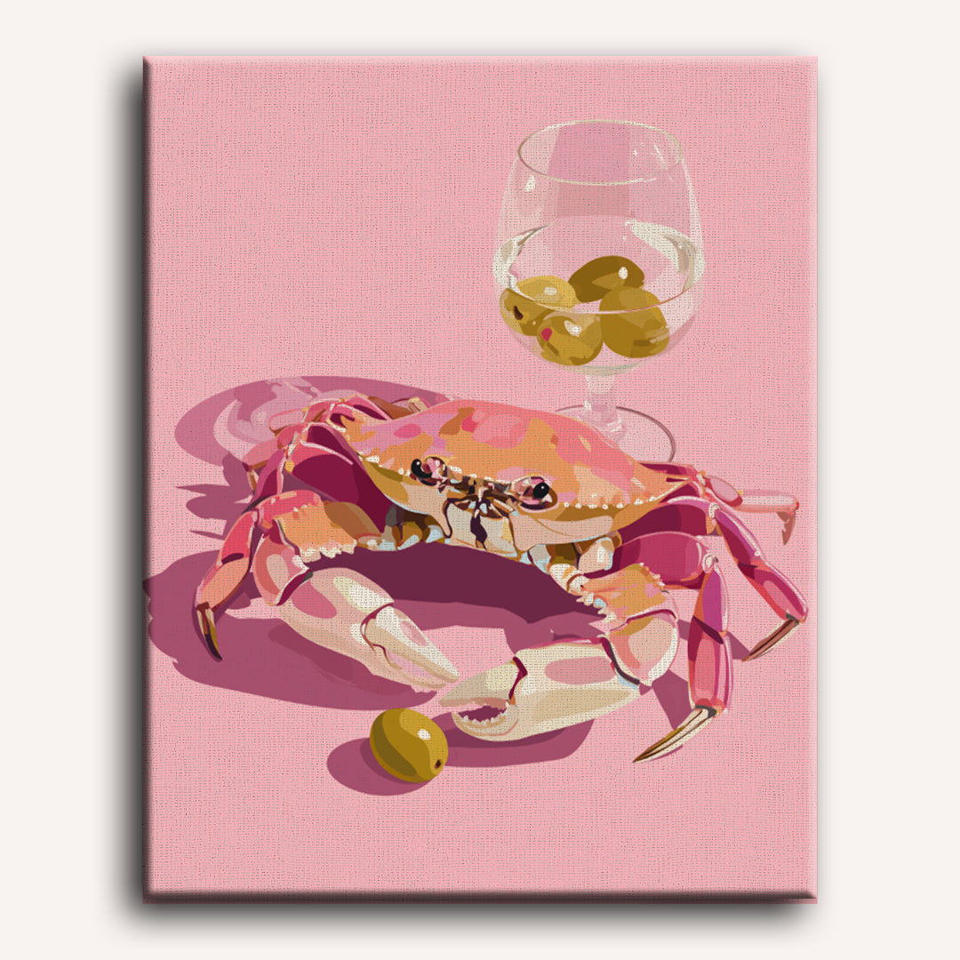 Crabe Martini | Peinture par numéros