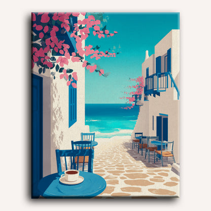 Mediterranean travel | Paint by Number