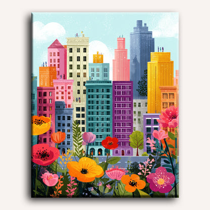Metropolitan bloom | Paint by Number