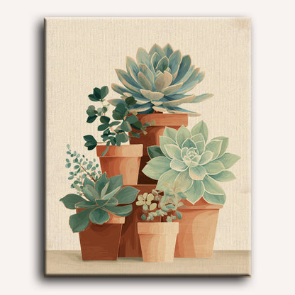 Minimal Botanica | Paint by Number