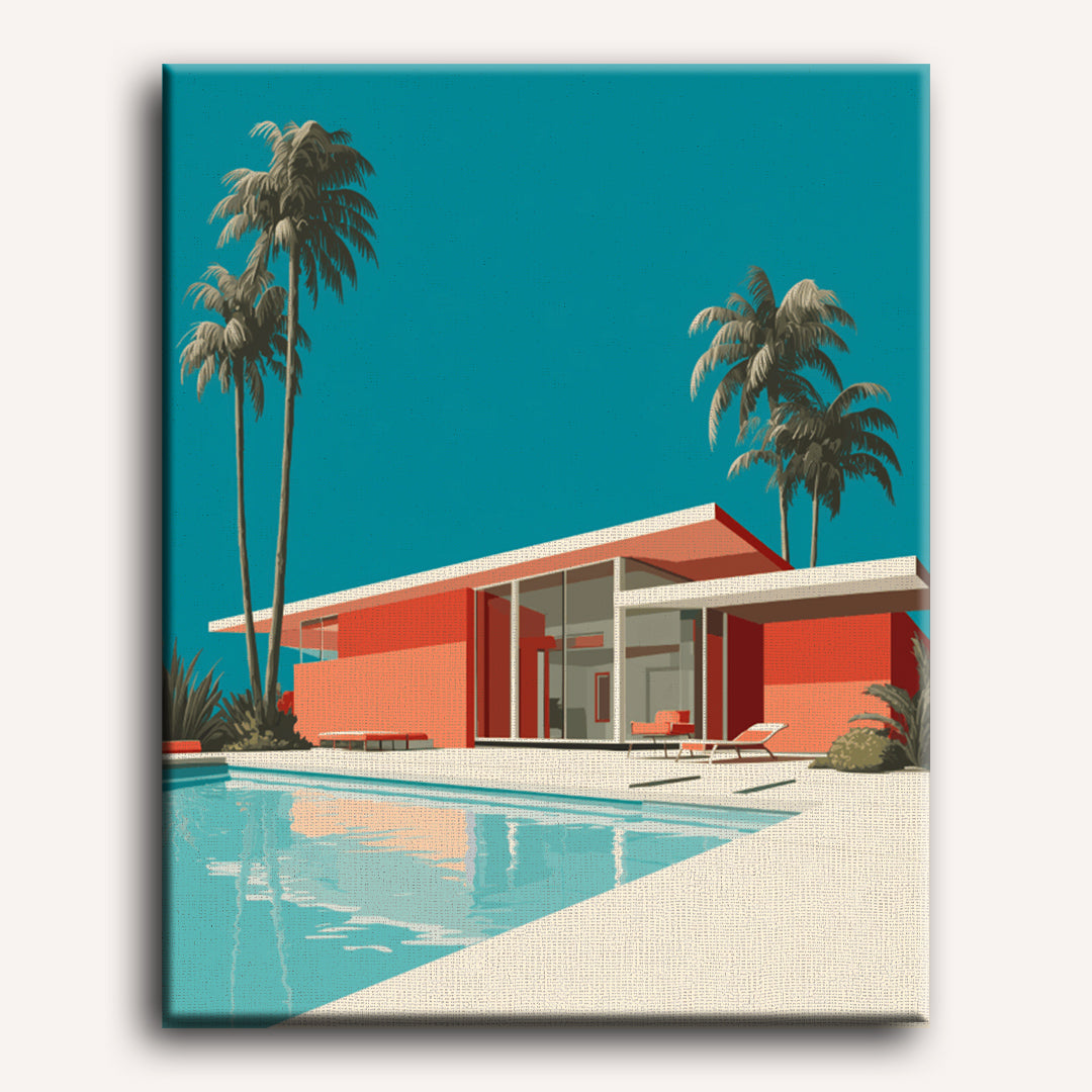 Modern Villa | Paint by Number
