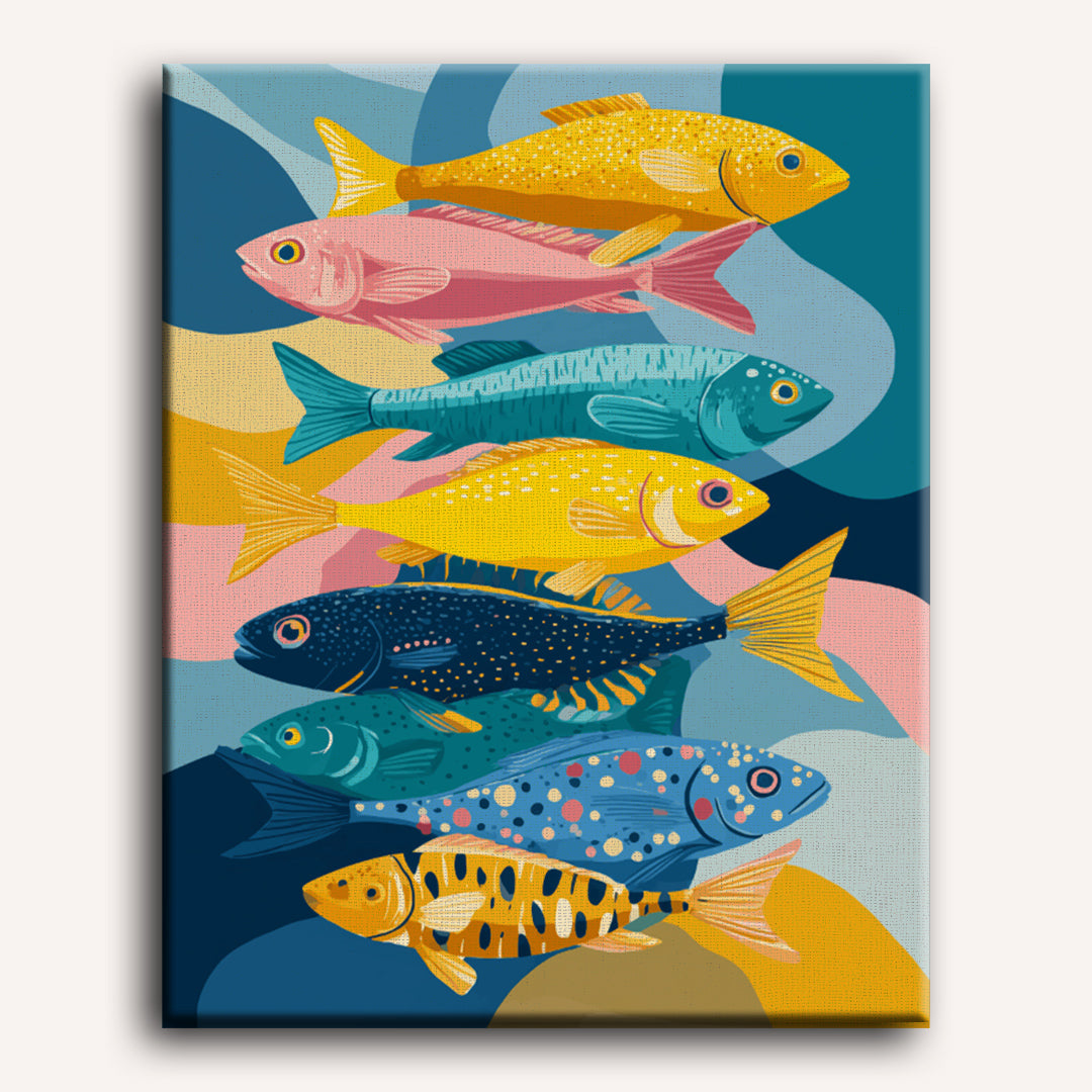 Modern fishing | Paint by Number