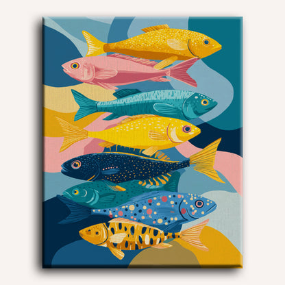 Modern fishing | Paint by Number
